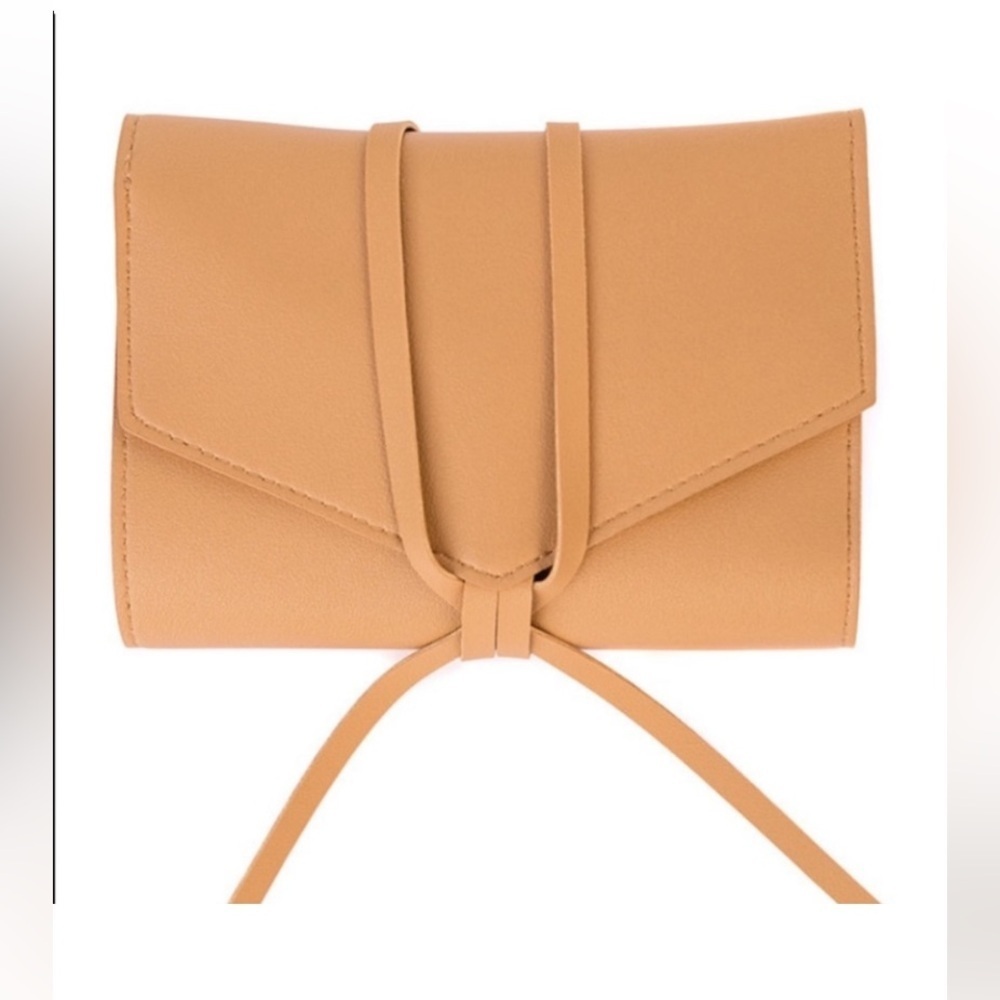 Glass Ladder & Co Honey Tan Katherine Tech Vegan Leather Roll Organizer